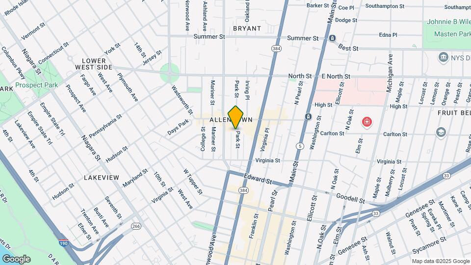 62 Park St Map and Location Details