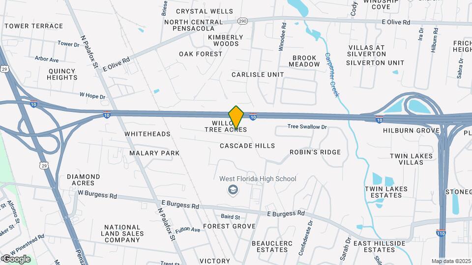 202 Creekview Dr Map and Location Details
