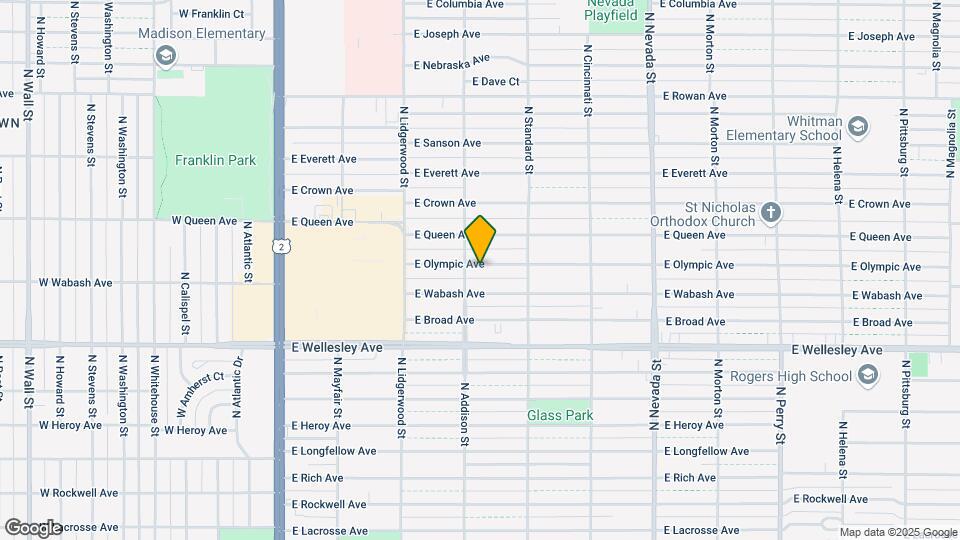 514 E Olympic Ave Map and Location Details