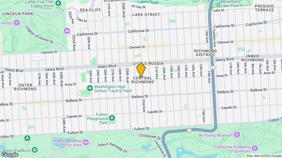 3208 Anza St Map and Location Details
