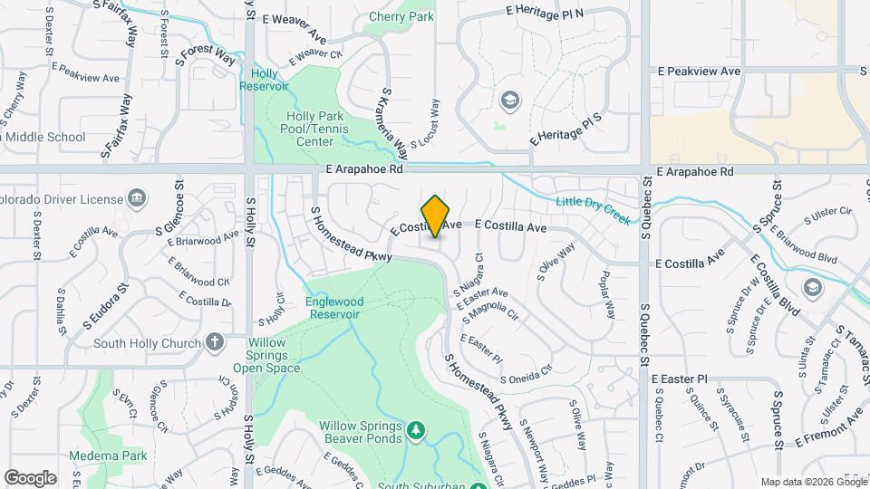 6865 S Locust Ct Map and Location Details