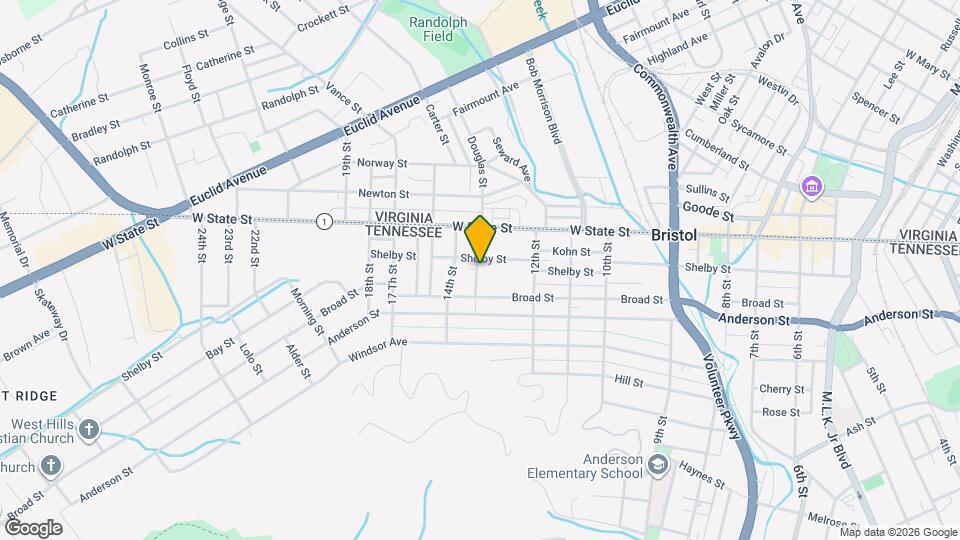 109 13th St Map and Location Details