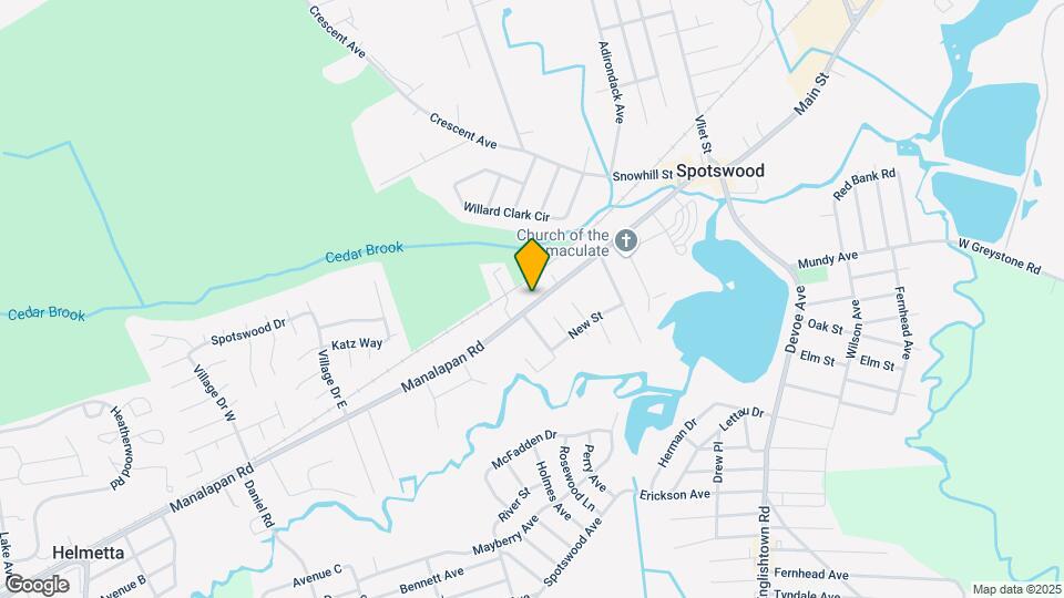 176 Manalapan Rd Map and Location Details