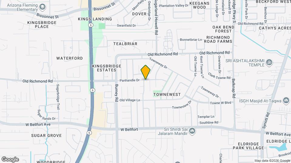 10303 Long River Dr Map and Location Details