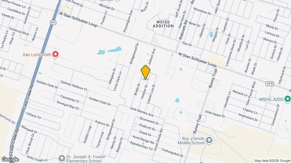 5201 Holster Dr Map and Location Details