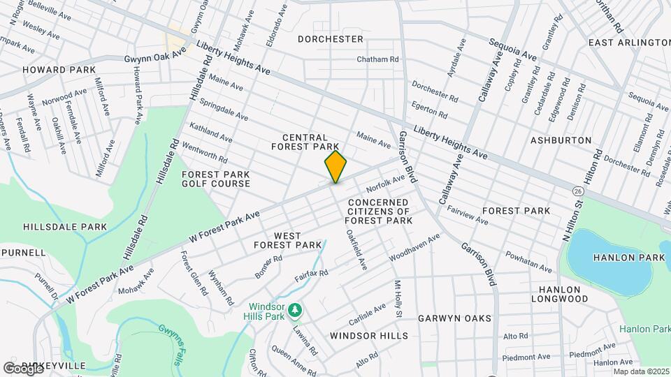 4013 W Forest Park Ave, Unit 3 Map and Location Details