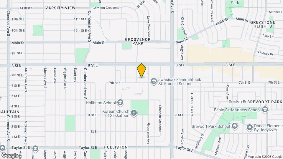 1909 7th St E Map and Location Details