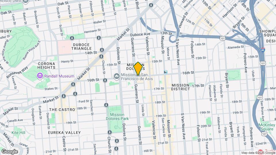 3185 16th St Map and Location Details