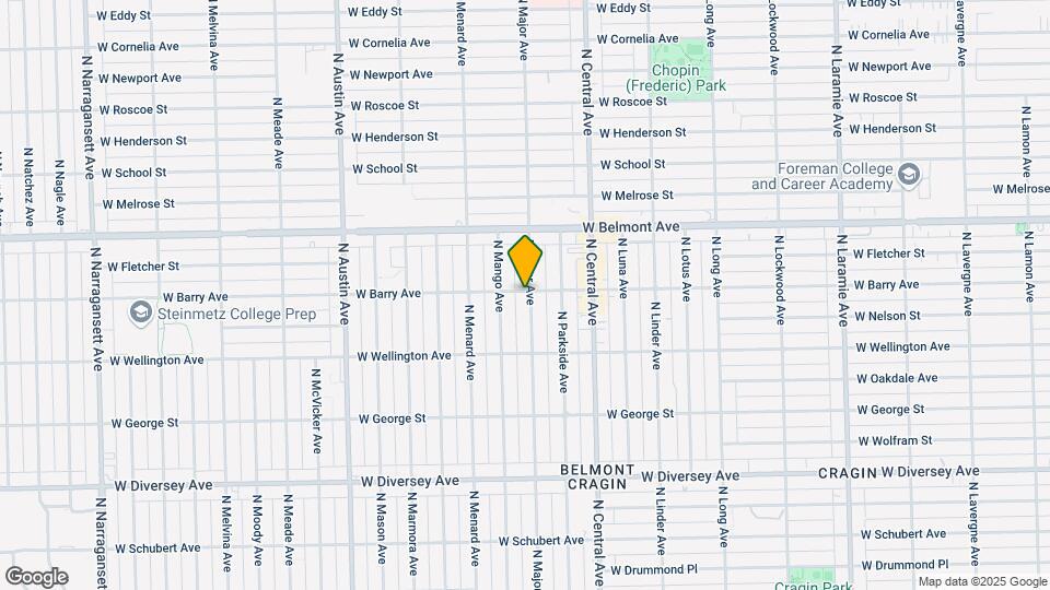 3054-56 N Major Ave Map and Location Details