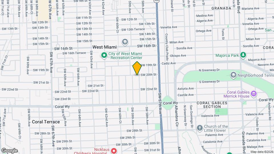 2016 SW 58th Ct Map and Location Details