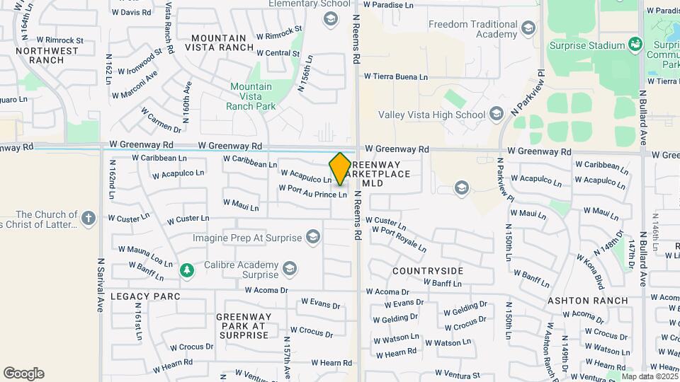 15552 W Port Au Prince Ln Map and Location Details