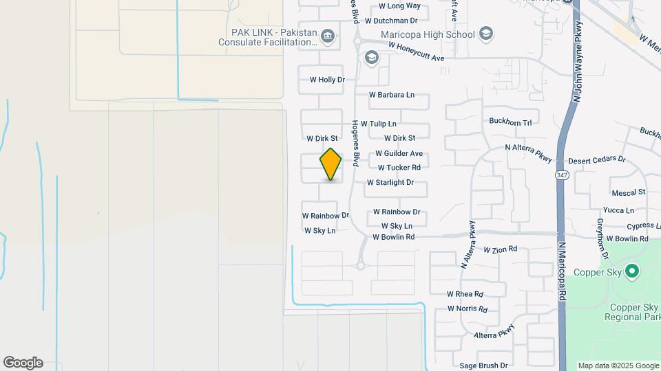 46023 W Starlight Dr Map and Location Details