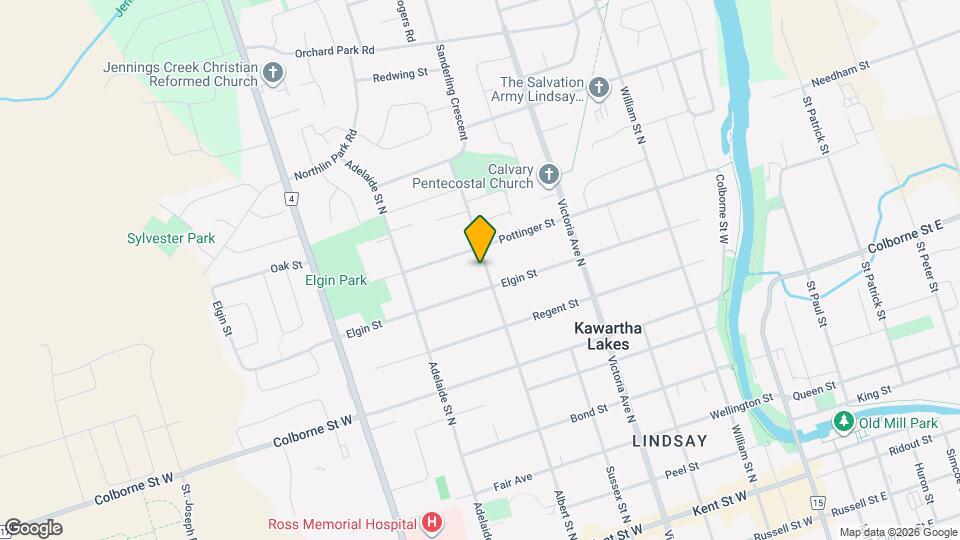 115 Albert St N Map and Location Details