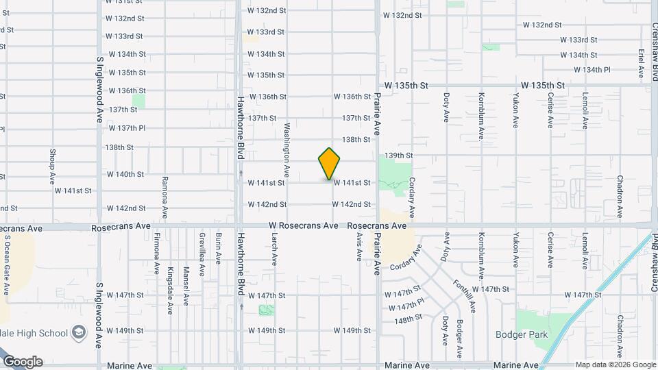 14103 Jefferson Ave Map and Location Details