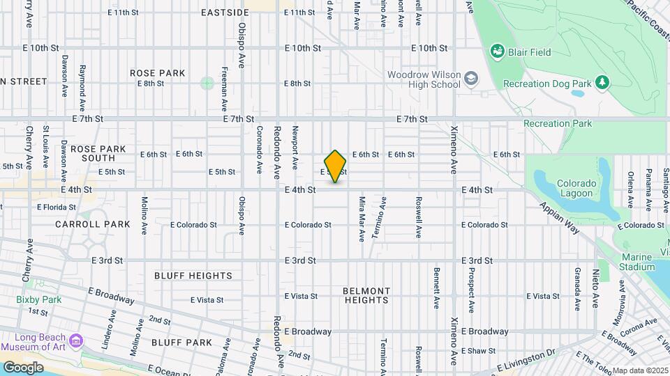 3711 E 4th St Map and Location Details