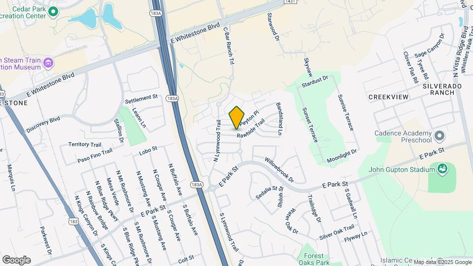 1021 Rawhide Trl Mapa y Detalles de la Ubicación