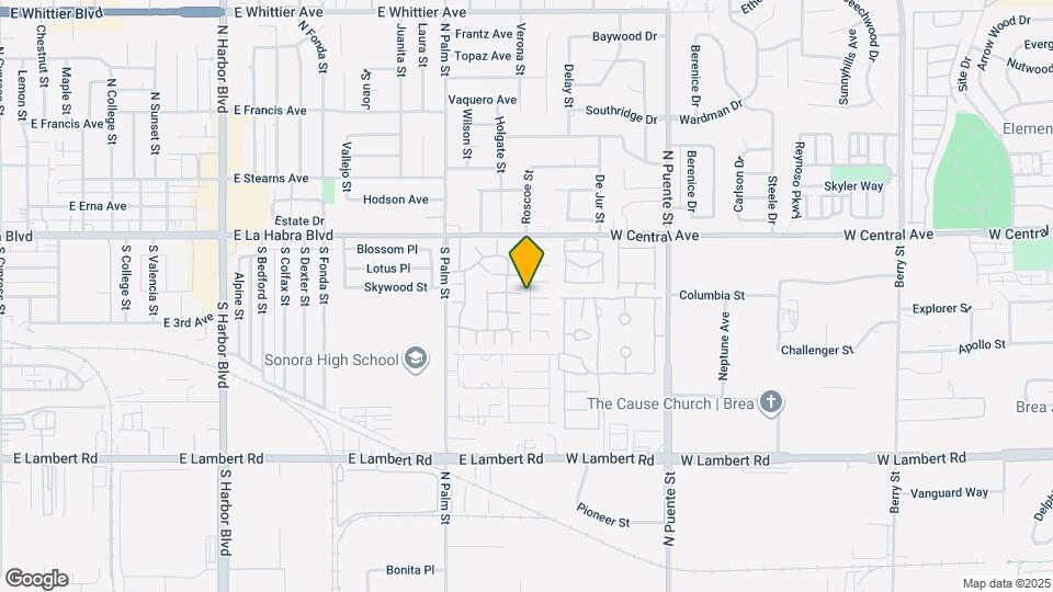 655 Roscoe St Map and Location Details