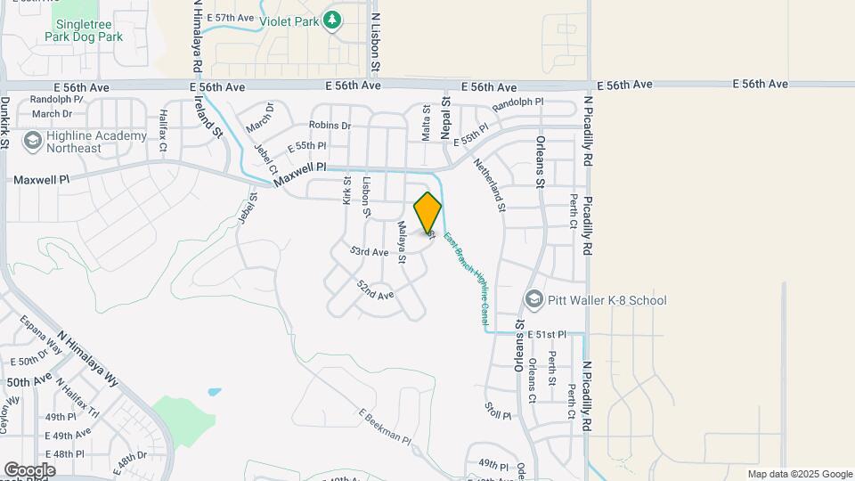 5335 Malta St Map and Location Details