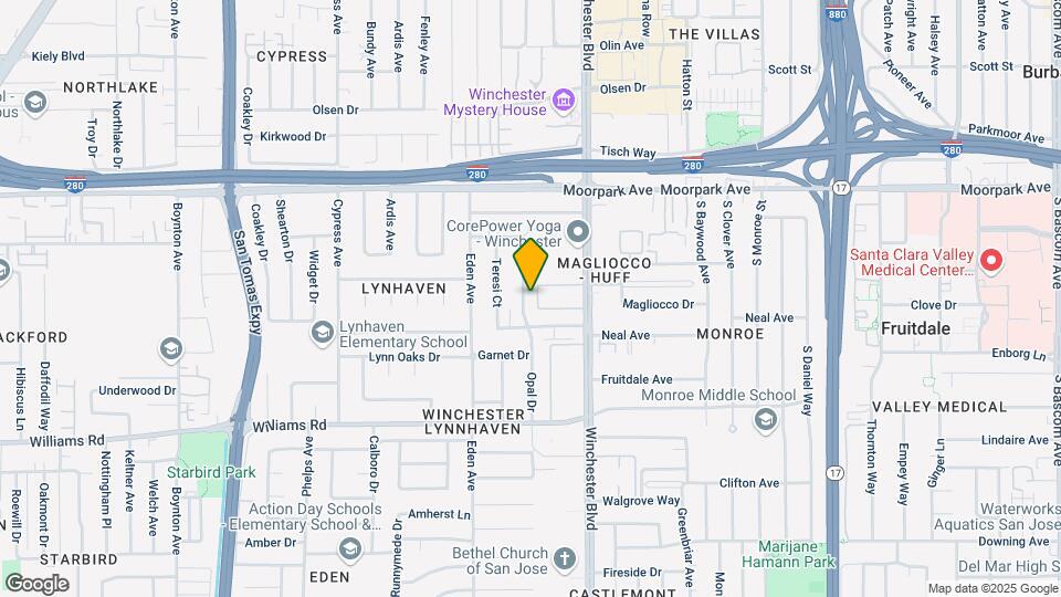 822 Opal Dr Mapa y Detalles de la Ubicación