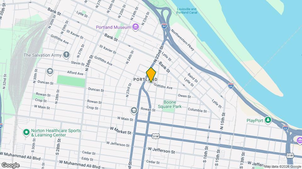 2116 Griffiths Ave Map and Location Details