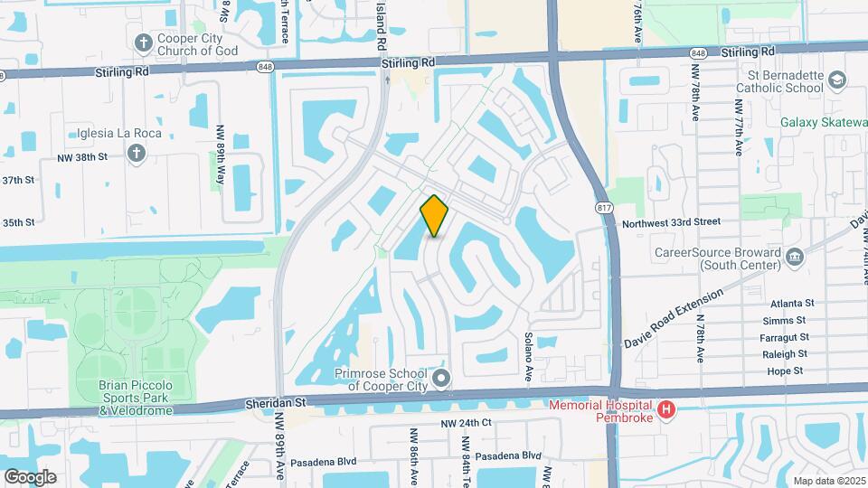 3406 NW 83rd Way Map and Location Details