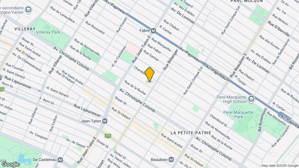 6955 De Normanville St Map and Location Details