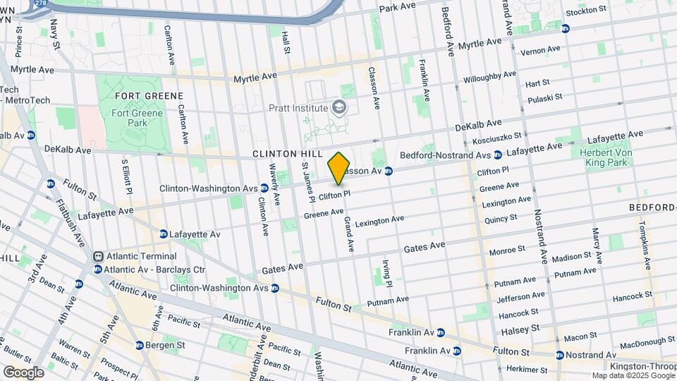 37 Clifton Pl Map and Location Details
