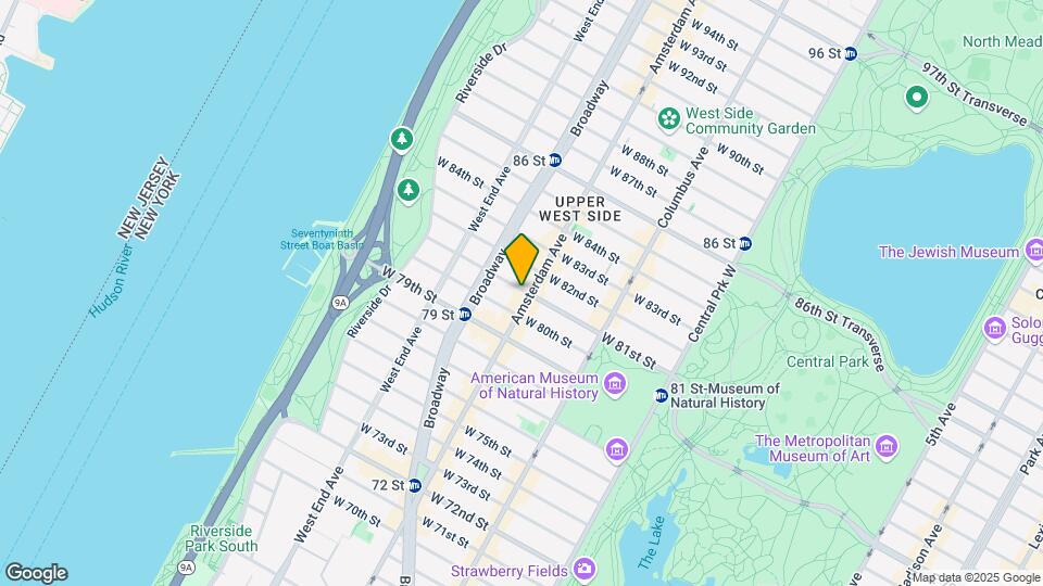 432-436 Amsterdam Ave Map and Location Details
