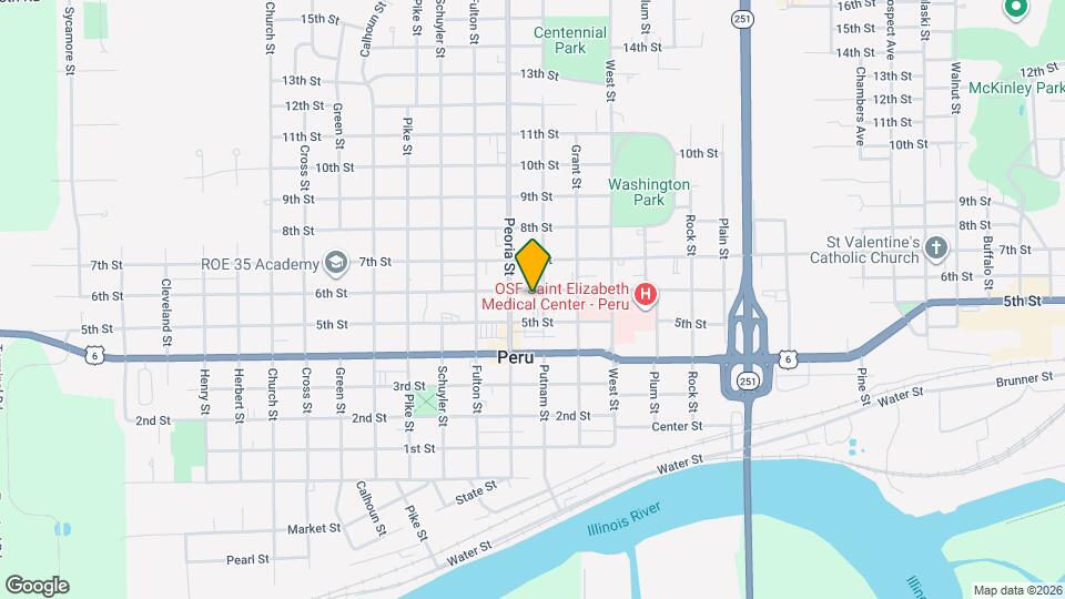 1710 6th St Map and Location Details