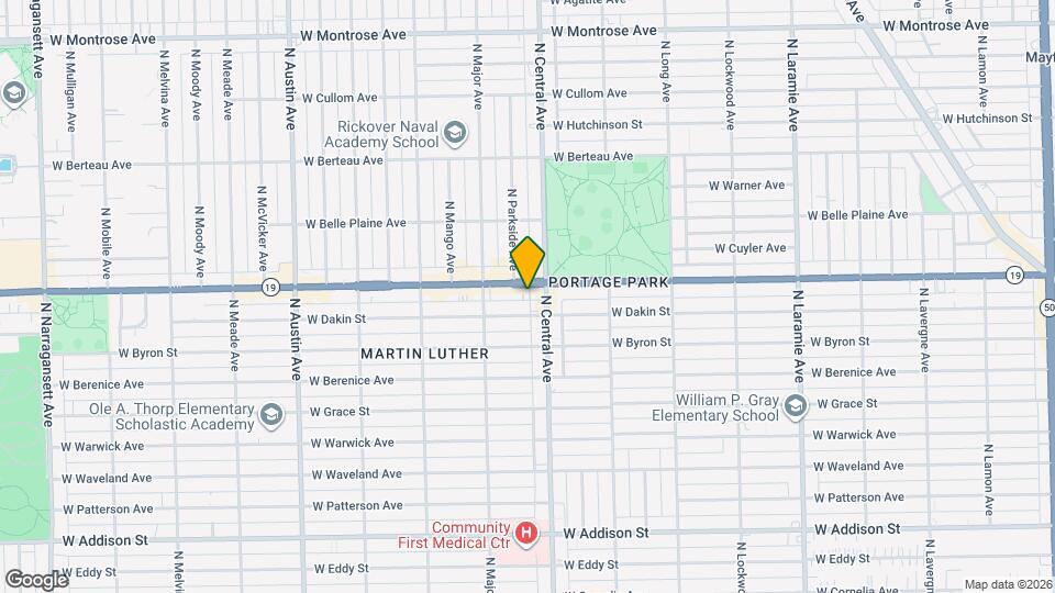5619 W Irving Park Rd Map and Location Details