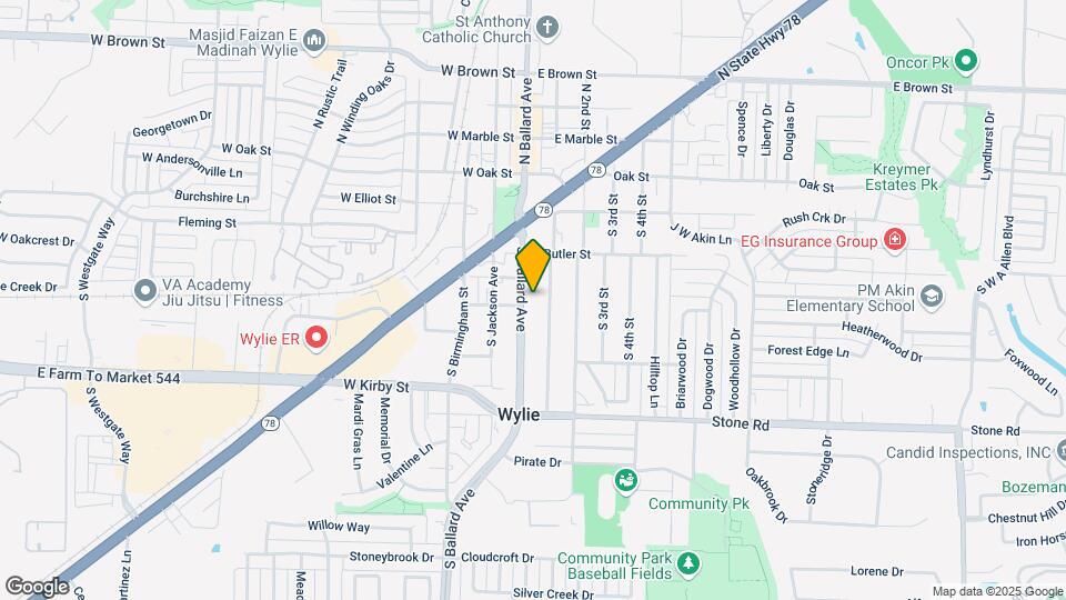 Lavon Terrace Apartments Map and Location Details