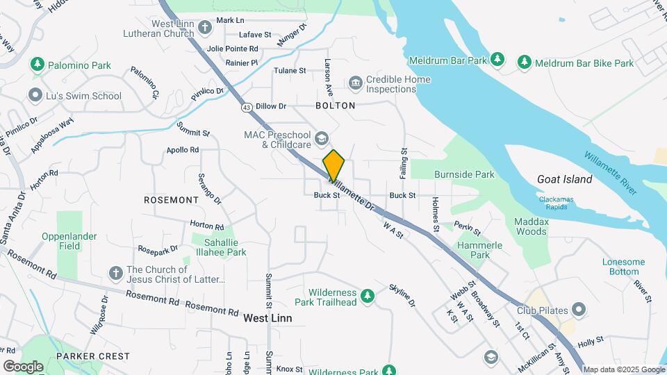 21255 Willamette Dr Map and Location Details