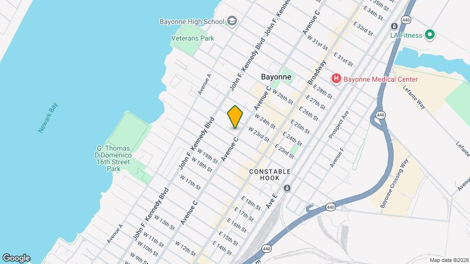 503 Avenue C, Unit 2nd fl Map and Location Details