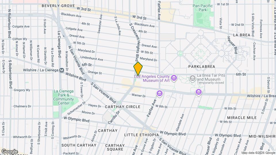 6233 Orange St Mapa y Detalles de la Ubicación