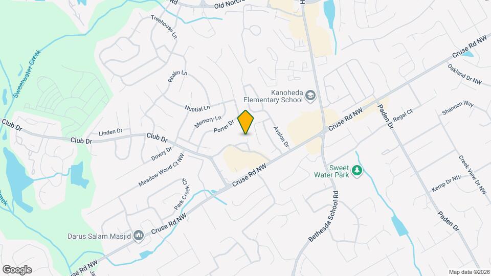 1161 Primrose View Cir NW Mapa y Detalles de la Ubicación