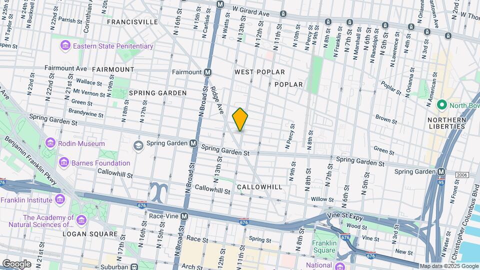 546 N 12th St Map and Location Details