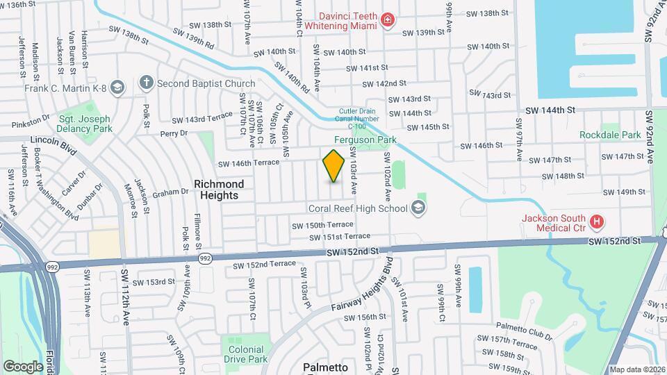 14801 SW 103rd Pl Map and Location Details