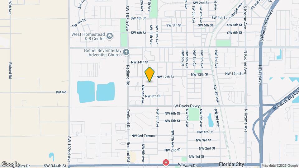 848 NW 10th St Map and Location Details