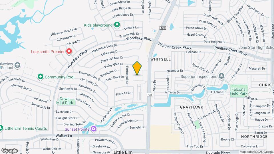 2724 Splendor Ln Map and Location Details