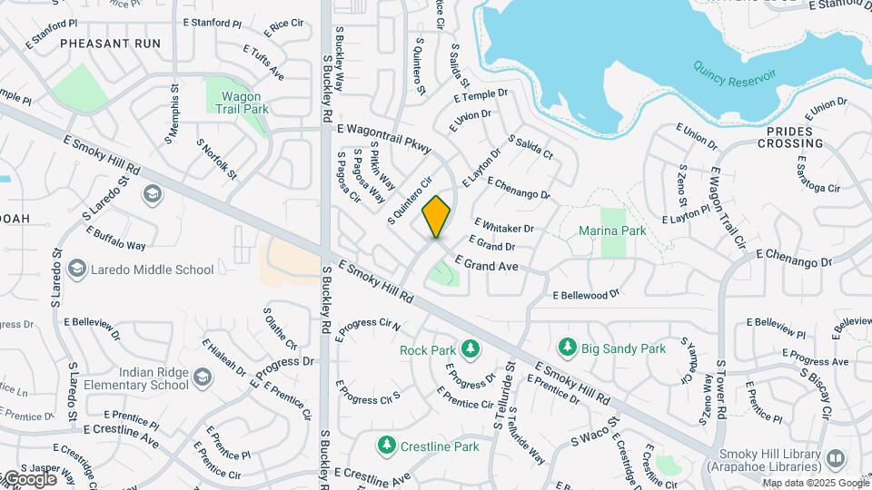 17341 E Wagontrail Pkwy Map and Location Details