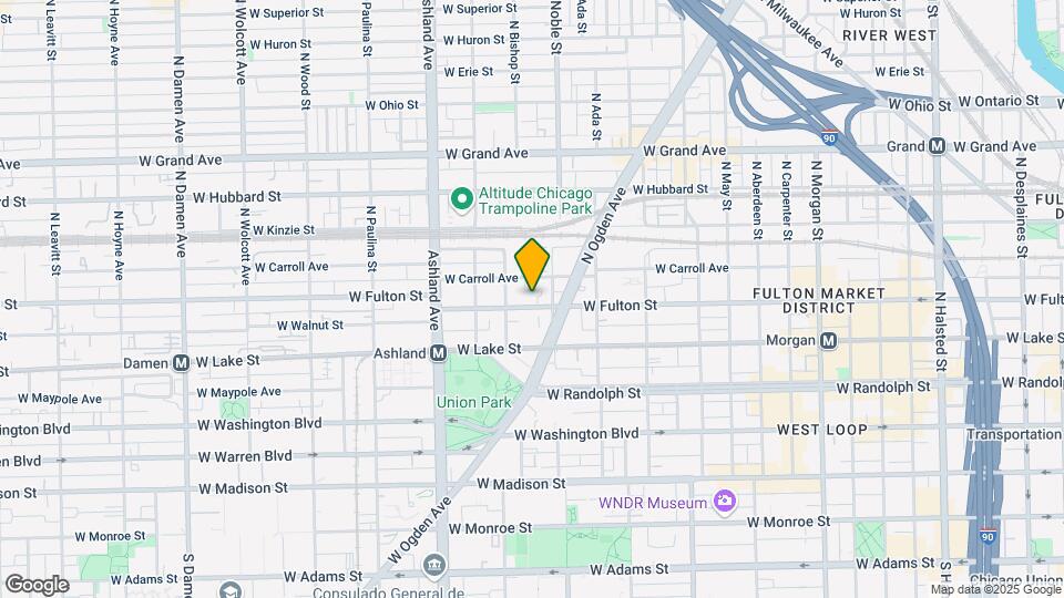 1420 W Fulton St Mapa y Detalles de la Ubicación