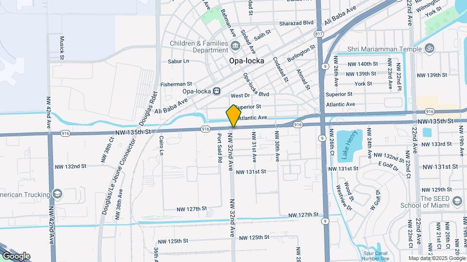 3190 NW 135th St Map and Location Details