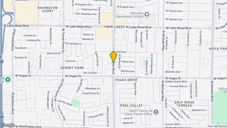 Vintage Desert Rose Apts Map and Location Details
