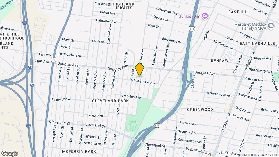 1202 N 7th St Map and Location Details