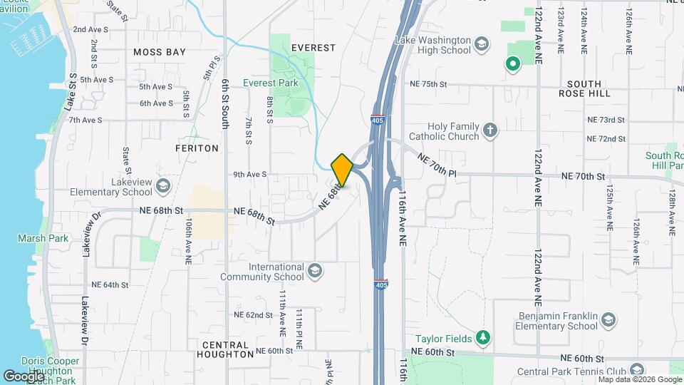 11301 NE 68th St Map and Location Details