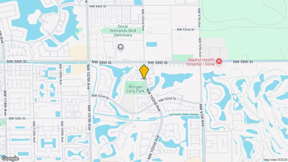 5571 NW 102nd Ct Map and Location Details