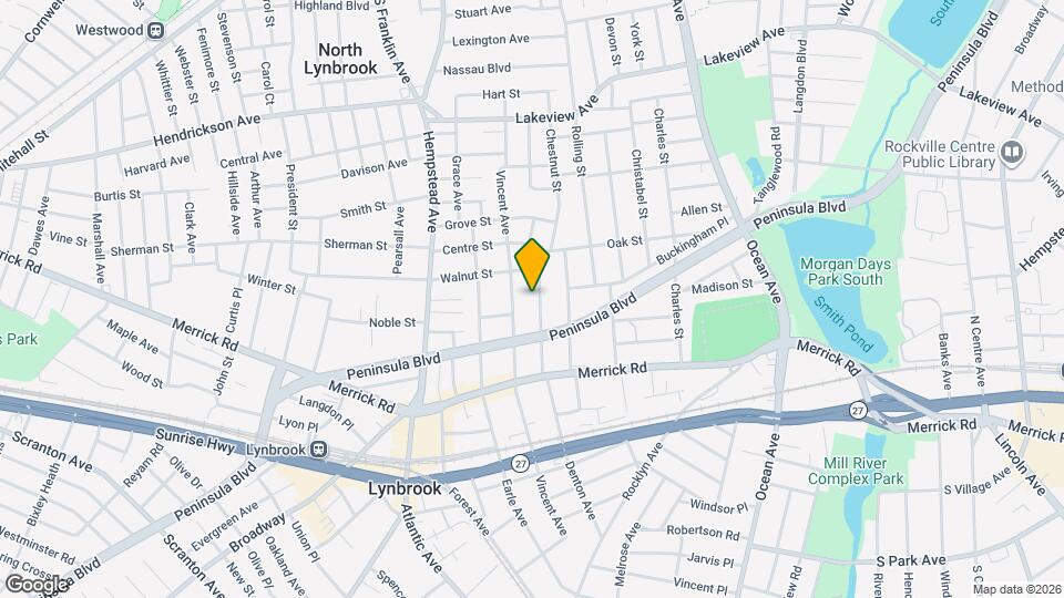 267 Denton Ave Map and Location Details