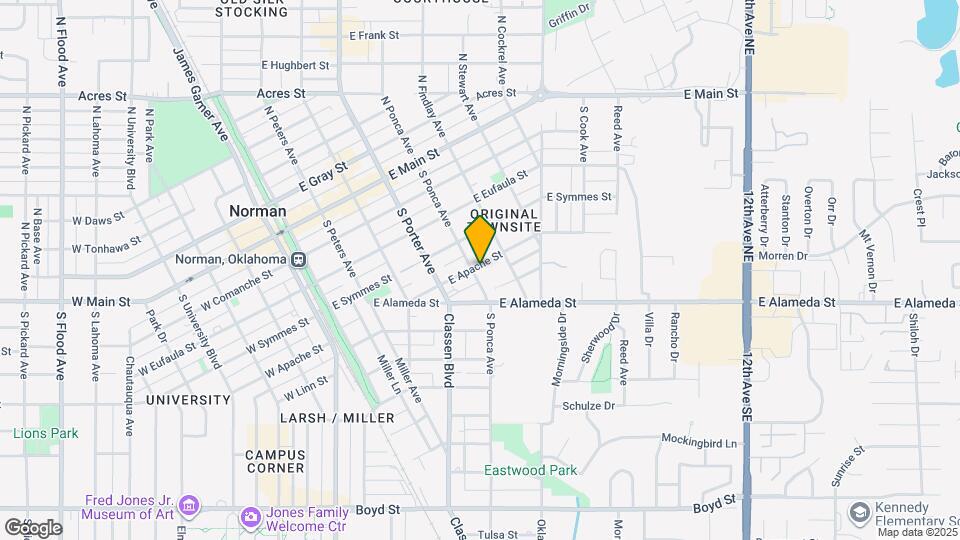 501 S Ponca Ave Map and Location Details