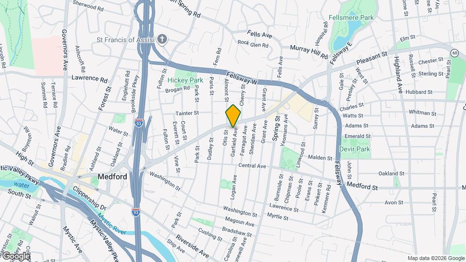 52 Garfield Ave Map and Location Details