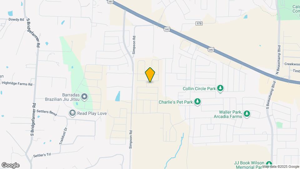 1013 Calley Pear Trl Map and Location Details